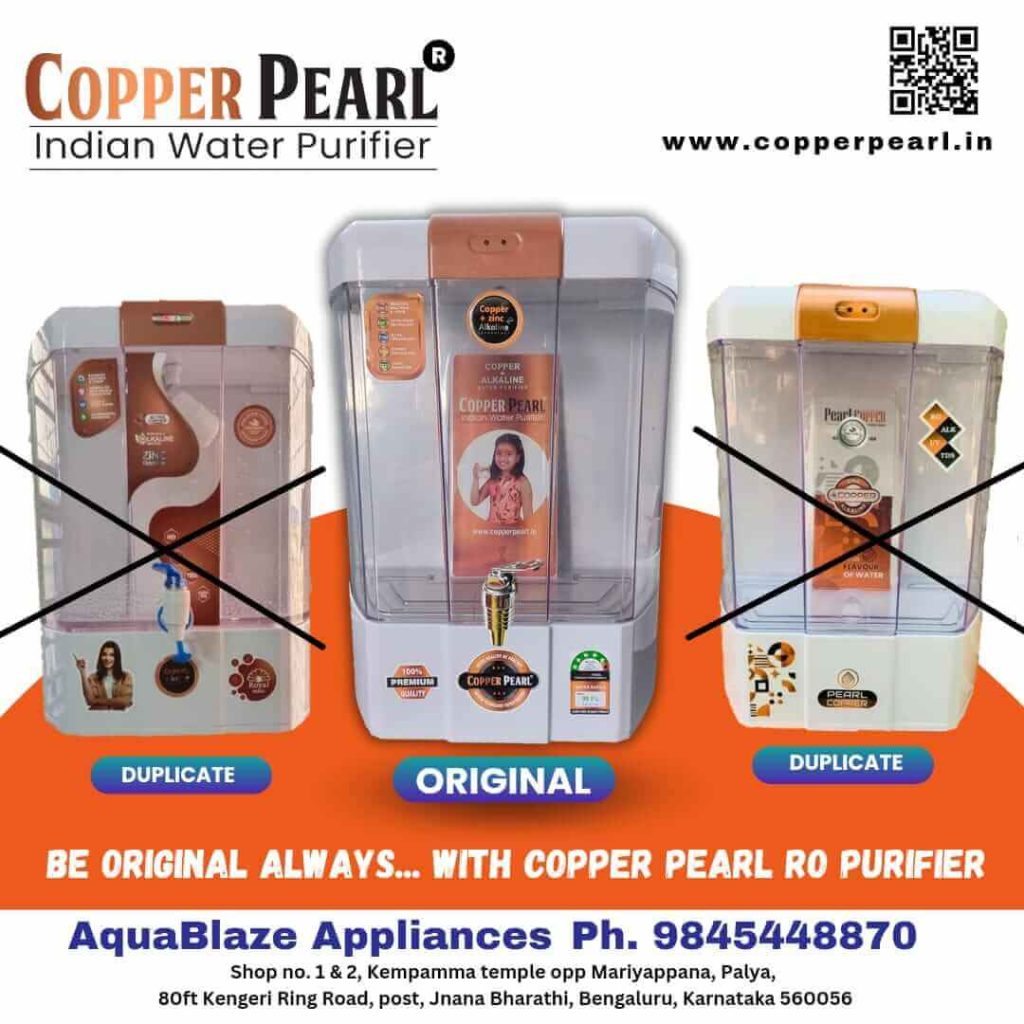 Copper Pearl Ro Water Purifier